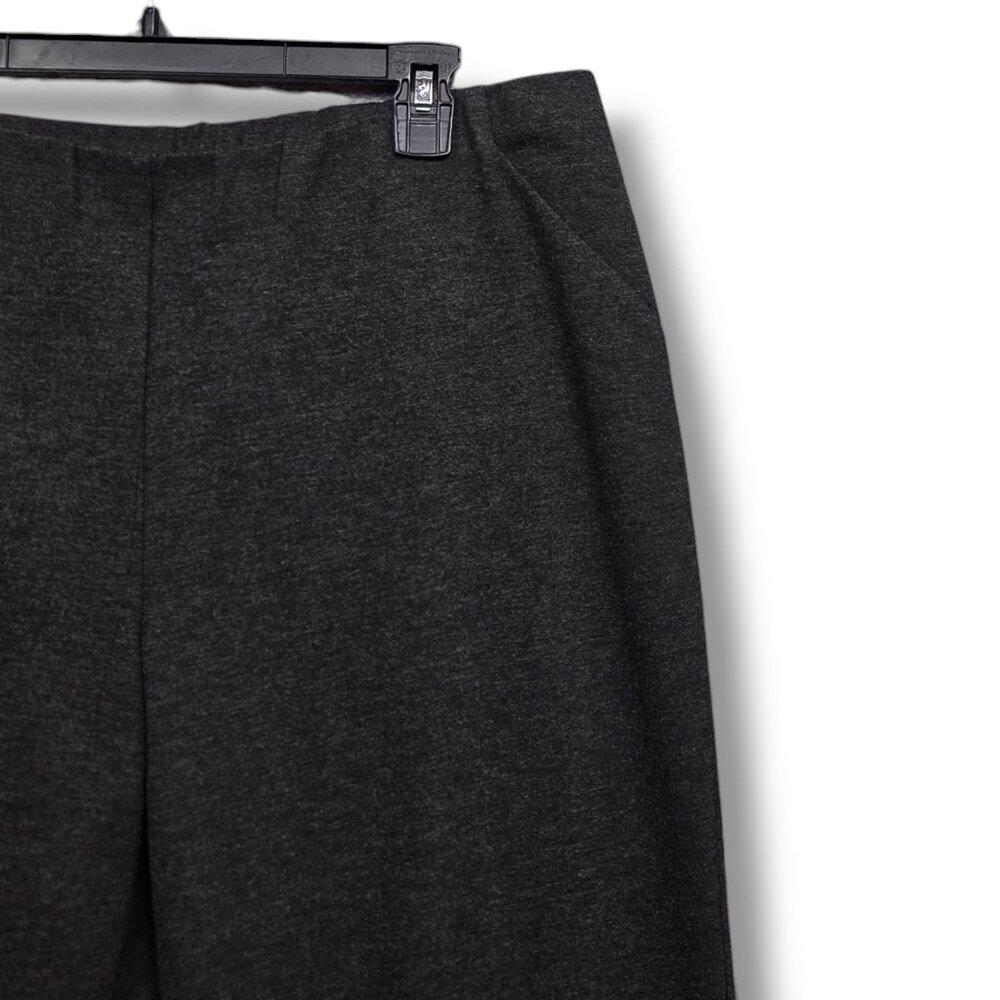 J Jill Ponte Slim Leg Pants Womens Large‎ Gray Pull On High Rise - Picture 3 of 9